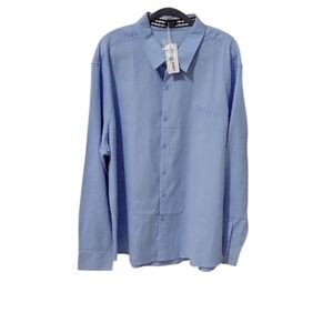 Coofandy Men's Blue Casual Button Down Shirt XXL